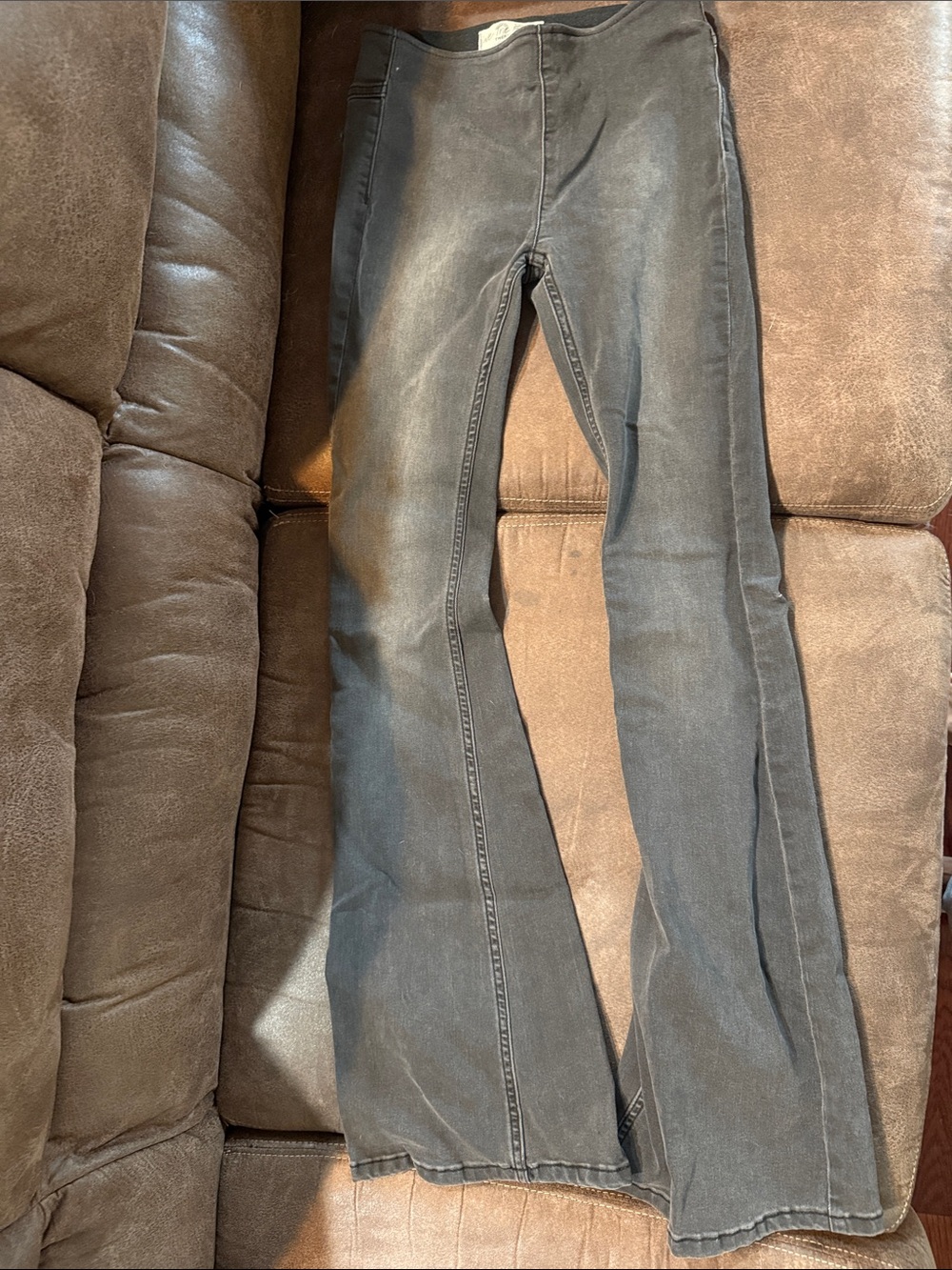 Free People Black Flare Jeans